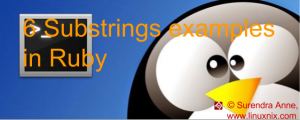 Ruby sub string examples