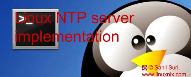 NTP server configuration