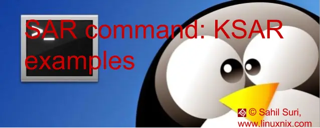 ksar command examples